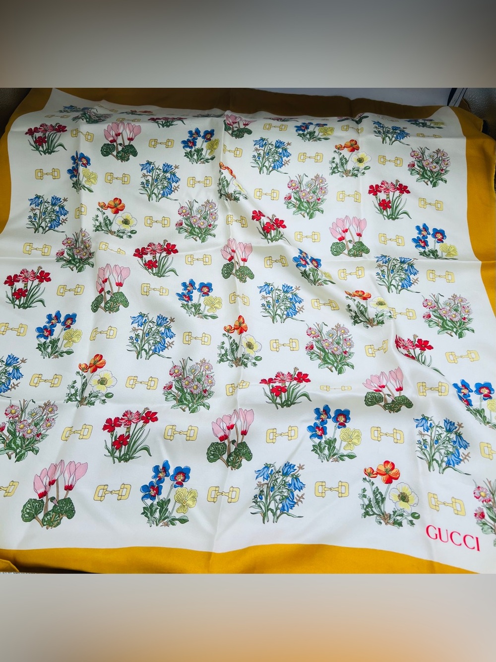 Gucci Flora Silk Scarf